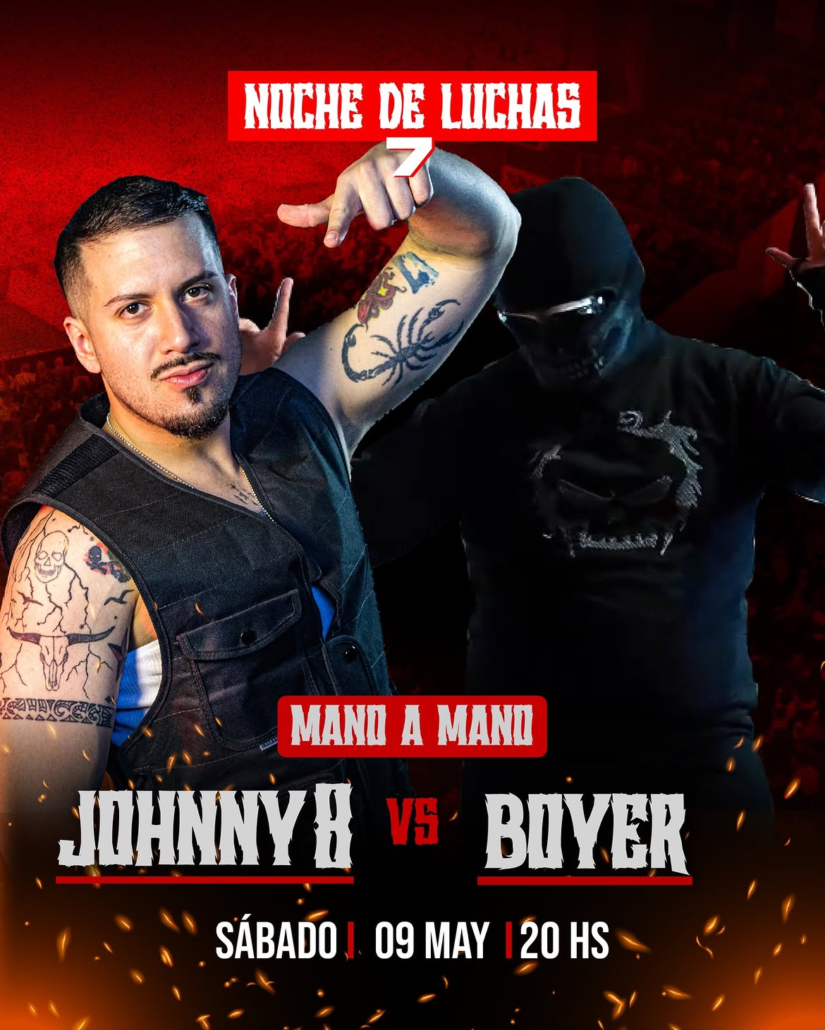 Johnny 8 vs Boyer Bones